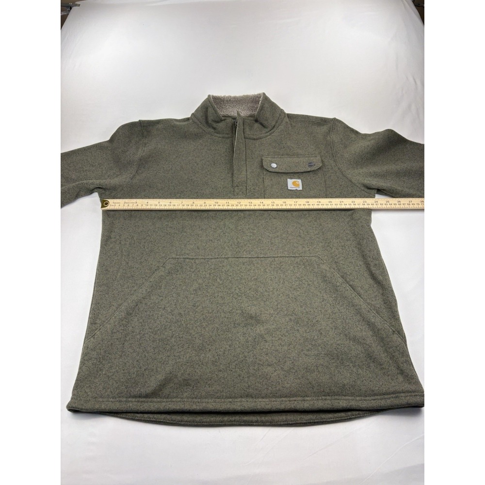 Carhartt 1/4 Zip Sweater Fleece Relaxed Fit Midweight 106378 Men's Large - Picture 10 of 15
